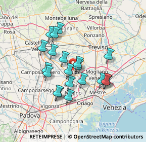 Mappa 30037 Scorzé VE, Italia (11.5025)