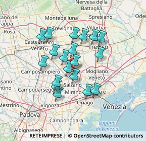 Mappa 30037 Scorzé VE, Italia (11.00947)