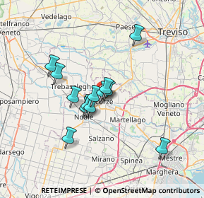 Mappa 30037 Scorzé VE, Italia (5.22846)