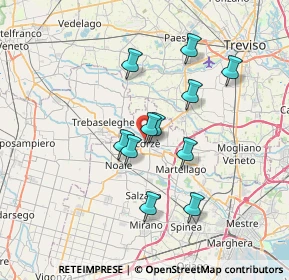 Mappa 30037 Scorzé VE, Italia (5.83273)