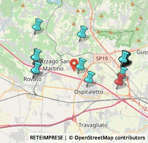 Mappa Via per Ospitaletto, 25035 Ospitaletto BS, Italia (4.32)