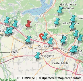 Mappa Via per Ospitaletto, 25035 Ospitaletto BS, Italia (9.846)