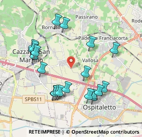 Mappa Via per Ospitaletto, 25035 Ospitaletto BS, Italia (2.01)