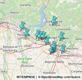 Mappa Via per Ospitaletto, 25035 Ospitaletto BS, Italia (10.50615)