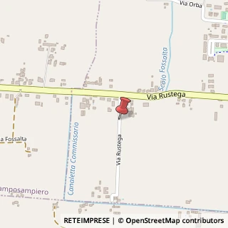Mappa Via rustega 9, 35010 Trebaseleghe, Padova (Veneto)