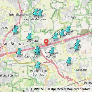 Mappa A4 Milano - Brescia, 20864 Agrate Brianza MB, Italia (2.2175)