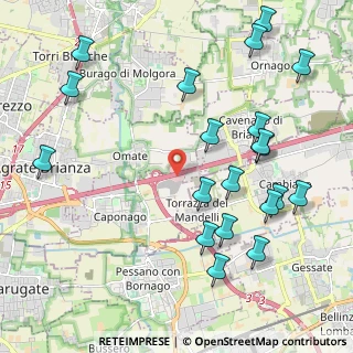 Mappa A4 Milano - Brescia, 20864 Agrate Brianza MB, Italia (2.4805)