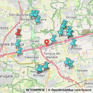 Mappa A4 Milano - Brescia, 20864 Agrate Brianza MB, Italia (2.3295)