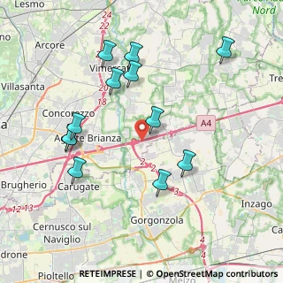 Mappa A4 Milano - Brescia, 20864 Agrate Brianza MB, Italia (4.045)
