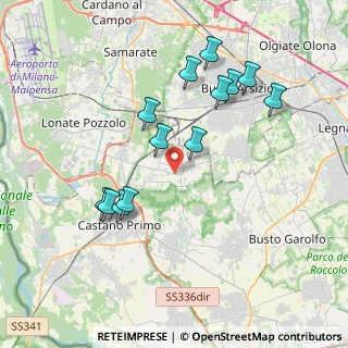 Mappa Via Amerigo Vespucci, 20020 Magnago MI, Italia (3.72692)