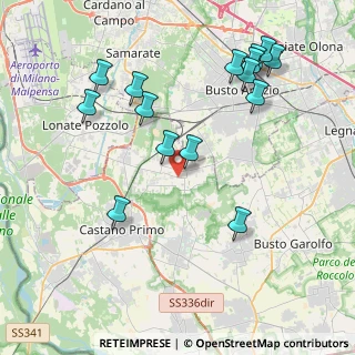 Mappa Via Amerigo Vespucci, 20020 Magnago MI, Italia (4.46867)