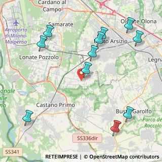 Mappa Via Amerigo Vespucci, 20020 Magnago MI, Italia (5.14273)