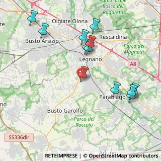 Mappa Via Pionieri dell'Aria, 20025 Legnano MI, Italia (4.37417)