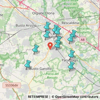 Mappa Via Pionieri dell'Aria, 20025 Legnano MI, Italia (3.08083)