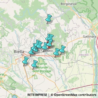 Mappa Via Filippo Corridoni, 13836 Cossato BI, Italia (5.035)