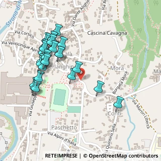 Mappa Via Filippo Corridoni, 13836 Cossato BI, Italia (0.26724)