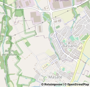 Mappa 20060 Basiano MI, Italia (0.37308)