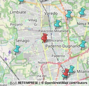 Mappa Via Magretti, 20037 Paderno Dugnano MI, Italia (3.13214)