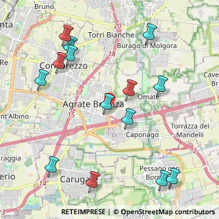 Mappa Via Giacomo Puccini, 20864 Agrate Brianza MB, Italia (2.49286)