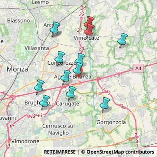 Mappa Via Giacomo Puccini, 20864 Agrate Brianza MB, Italia (3.77538)