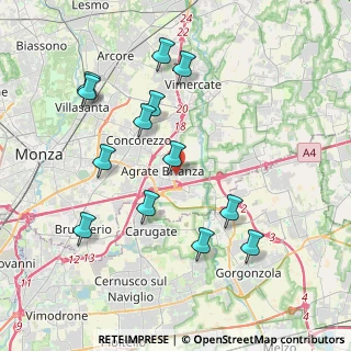 Mappa Via Giacomo Puccini, 20864 Agrate Brianza MB, Italia (4.03077)