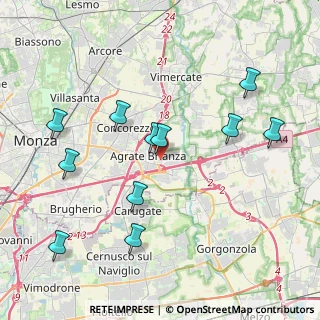 Mappa Via Giacomo Puccini, 20864 Agrate Brianza MB, Italia (4.21727)