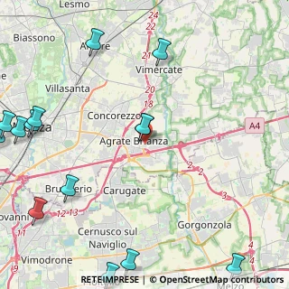 Mappa Via Giacomo Puccini, 20864 Agrate Brianza MB, Italia (6.475)