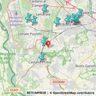 Mappa Via Umberto Saba, 20020 Magnago MI, Italia (5.11091)