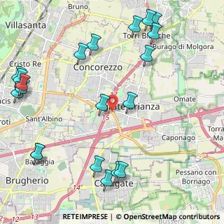 Mappa Via Monza, 20864 Agrate Brianza MB, Italia (2.856)