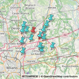 Mappa Via Monza, 20864 Agrate Brianza MB, Italia (5.76067)