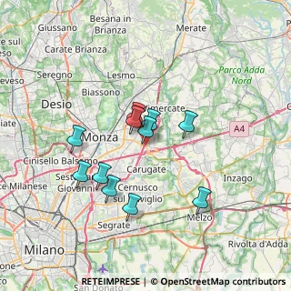 Mappa Via Monza, 20864 Agrate Brianza MB, Italia (5.84545)