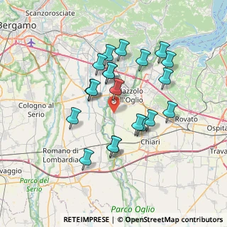 Mappa Via Piemonte, 25037 Pontoglio BS, Italia (6.4895)