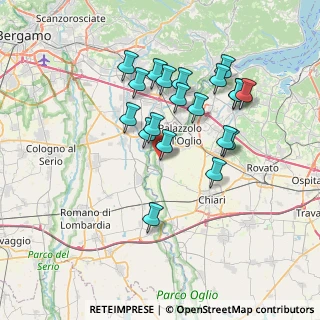 Mappa Via Piemonte, 25037 Pontoglio BS, Italia (6.6165)