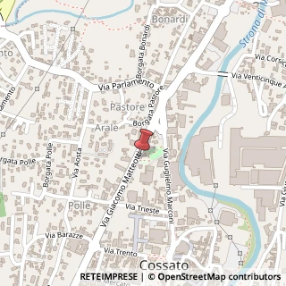 Mappa Via G. Matteotti, 40, 13836 Cossato, Biella (Piemonte)