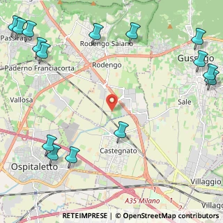 Mappa Via Paradello, 25050 Rodengo-saiano BS, Italia (3.396)