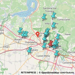 Mappa Via Paradello, 25050 Rodengo-saiano BS, Italia (7.196)
