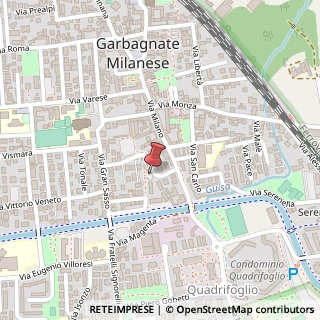 Mappa Via Marchese Corrado, 17, 20024 Garbagnate Milanese, Milano (Lombardia)
