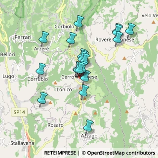 Mappa Piazza Don Angelo Vinco, 37020 Cerro Veronese VR, Italia (1.5855)