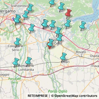 Mappa Via Lombardia, 25037 Pontoglio BS, Italia (9.91)