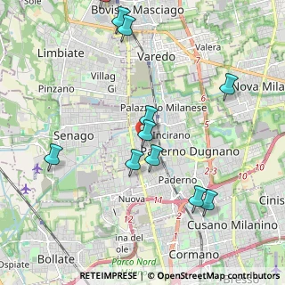 Mappa Via Timavo, 20037 Paderno Dugnano MI, Italia (2.20545)
