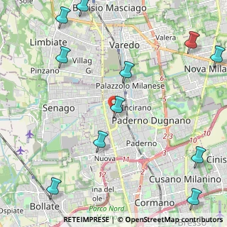 Mappa Via Timavo, 20037 Paderno Dugnano MI, Italia (3.03909)