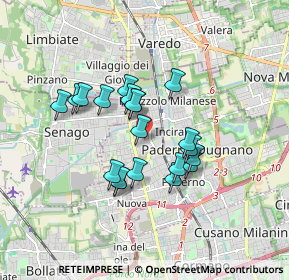 Mappa Via Timavo, 20037 Paderno Dugnano MI, Italia (1.377)