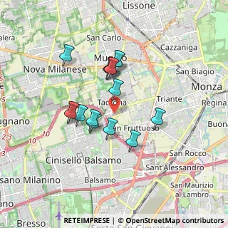 Mappa Via Giovanni Pascoli, 20835 Muggiò MB, Italia (1.43733)