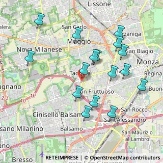 Mappa Via Giovanni Pascoli, 20835 Muggiò MB, Italia (2.04063)