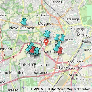 Mappa Via Giovanni Pascoli, 20835 Muggiò MB, Italia (1.51222)