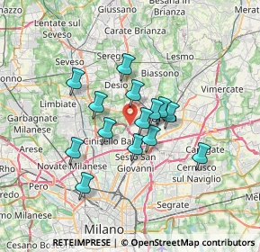 Mappa Via Giovanni Pascoli, 20835 Muggiò MB, Italia (5.16643)