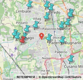 Mappa Cassina Amata, 20037 Paderno Dugnano MI, Italia (2.28176)