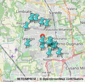 Mappa Cassina Amata, 20037 Paderno Dugnano MI, Italia (1.34125)