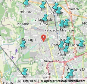 Mappa Cassina Amata, 20037 Paderno Dugnano MI, Italia (2.77438)