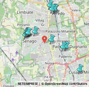 Mappa Cassina Amata, 20037 Paderno Dugnano MI, Italia (2.02857)